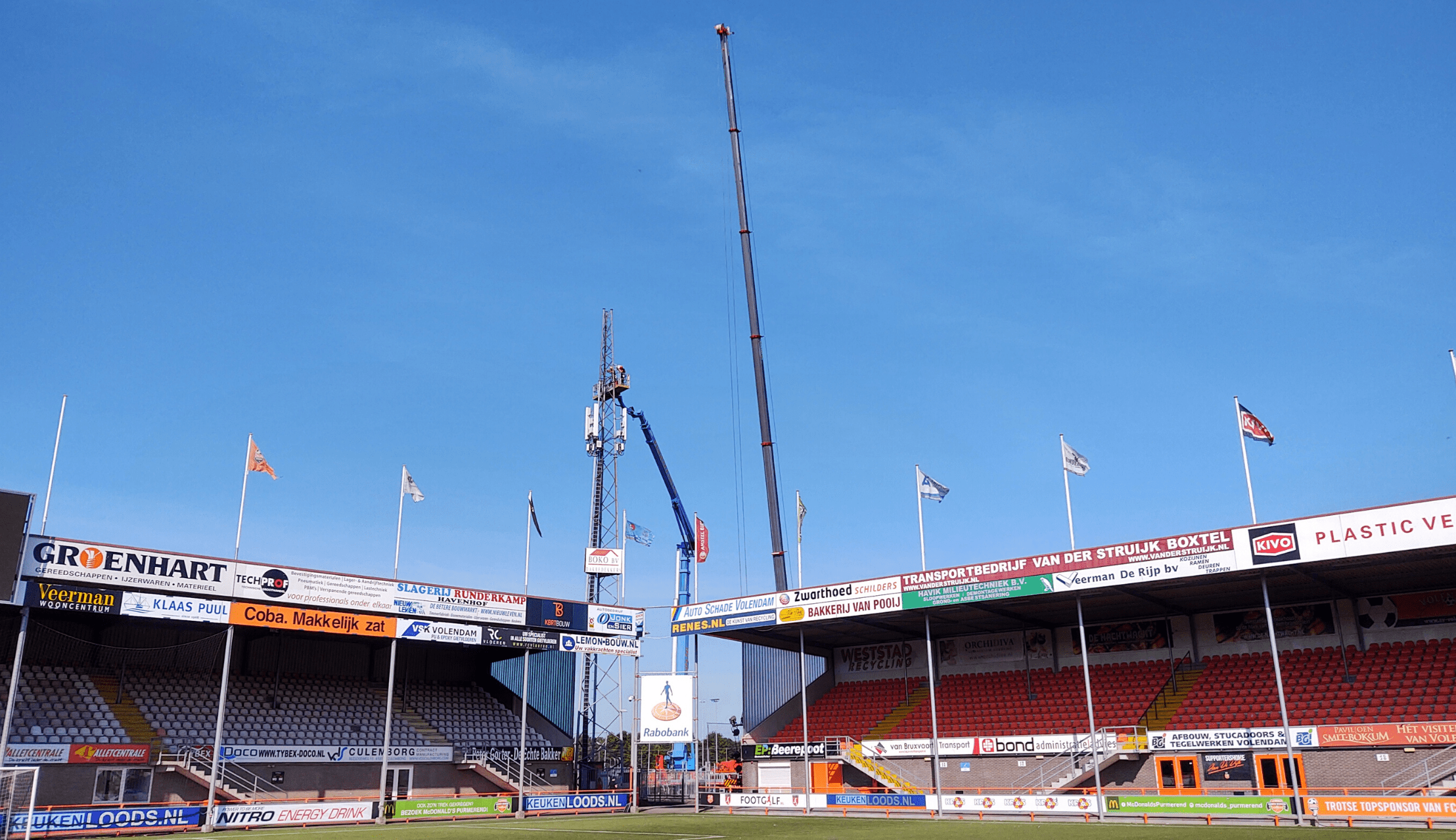 Werkzaamheden aan lichtmasten en nieuwe ledverlichting