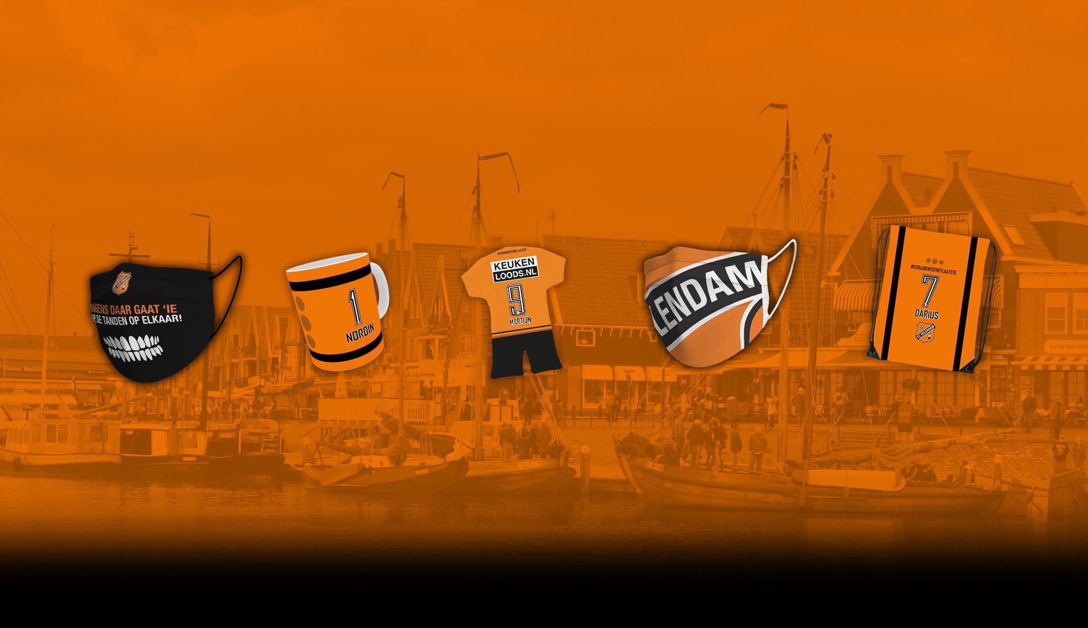 Vernieuwde webshop met gepersonaliseerde fanitems