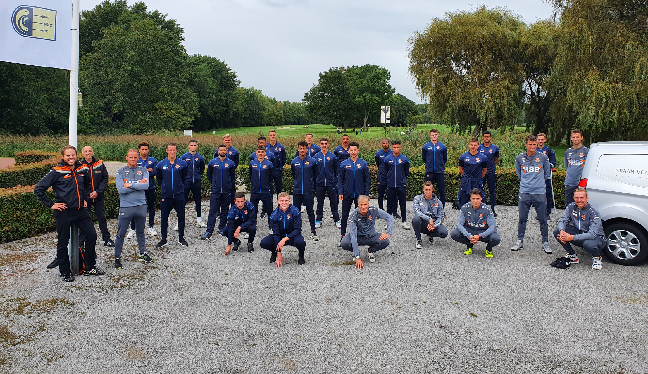 Geslaagde footgolfmiddag voor selectie bij Spaarnwoude FootGolf