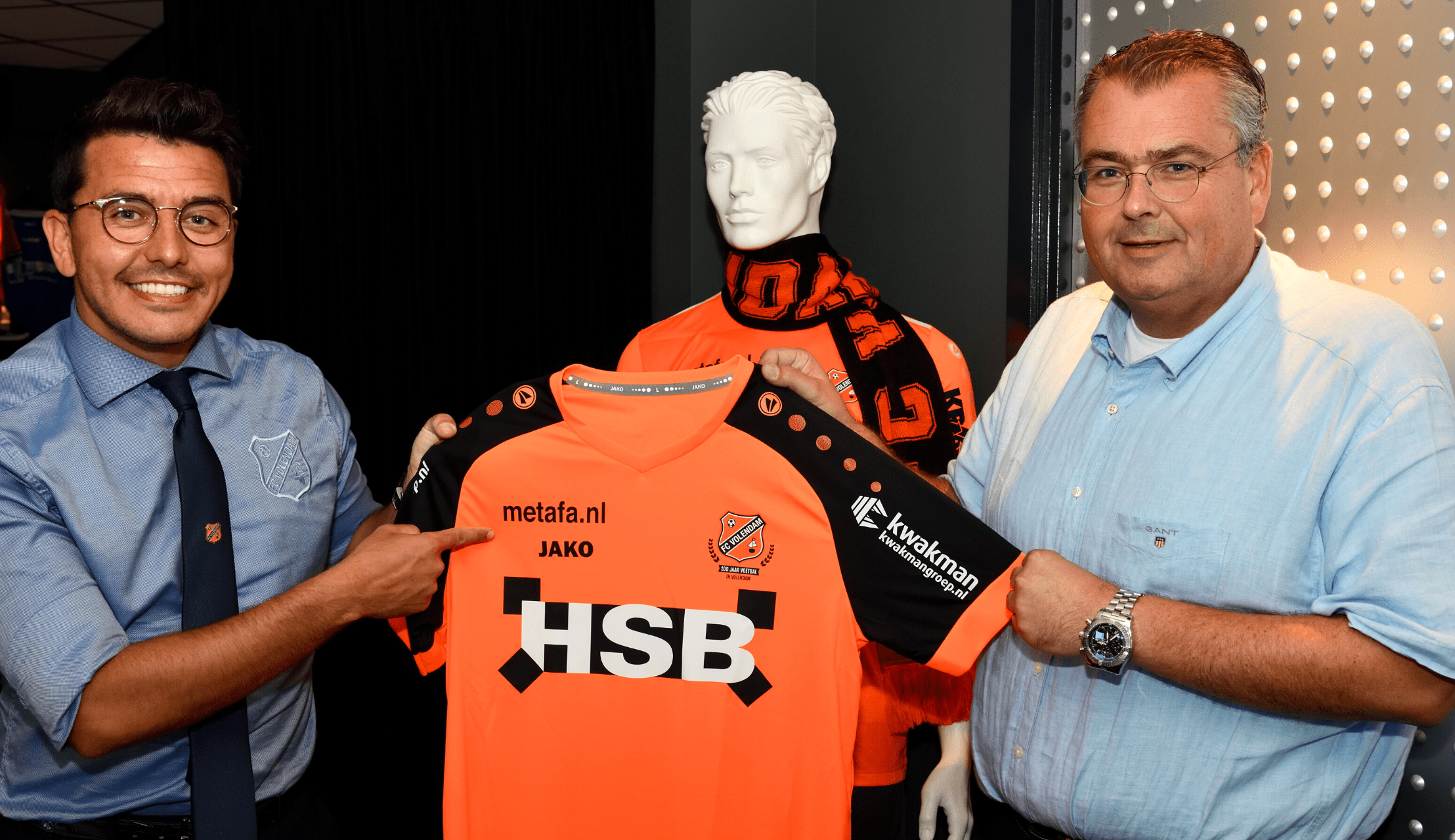 Shirtsponsor Metafa verlengt samenwerking met FC Volendam