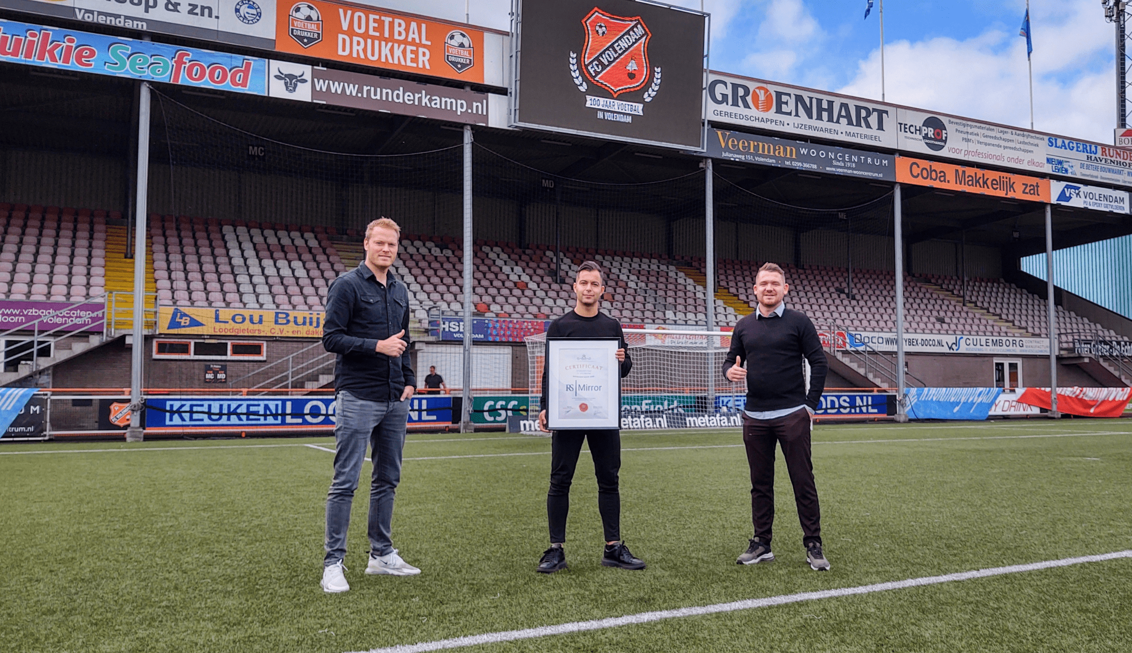 RS Mirror toegevoegd aan businessclub FC Volendam