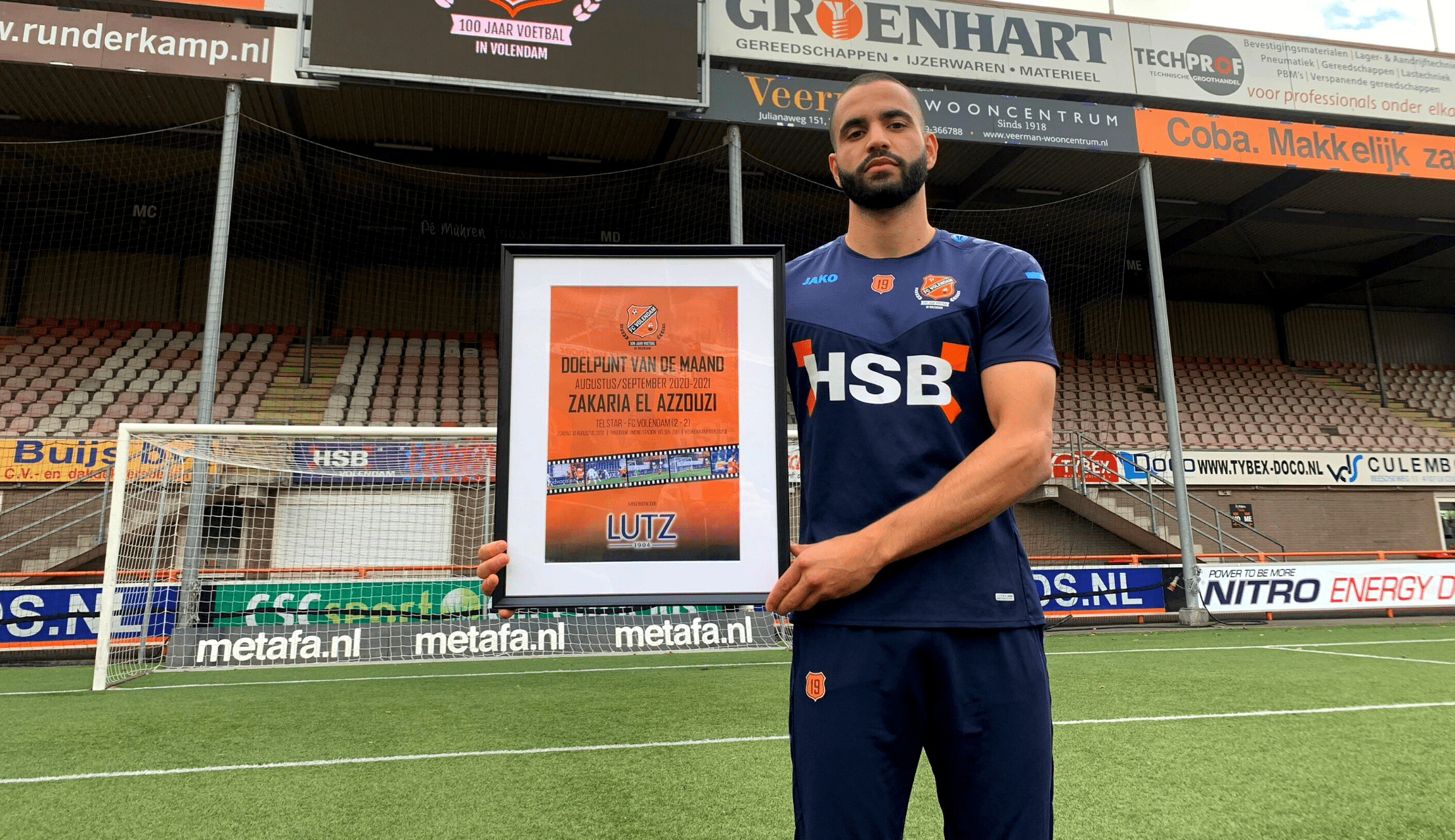 Zakaria El Azzouzi maker doelpunt van de maand augustus / september
