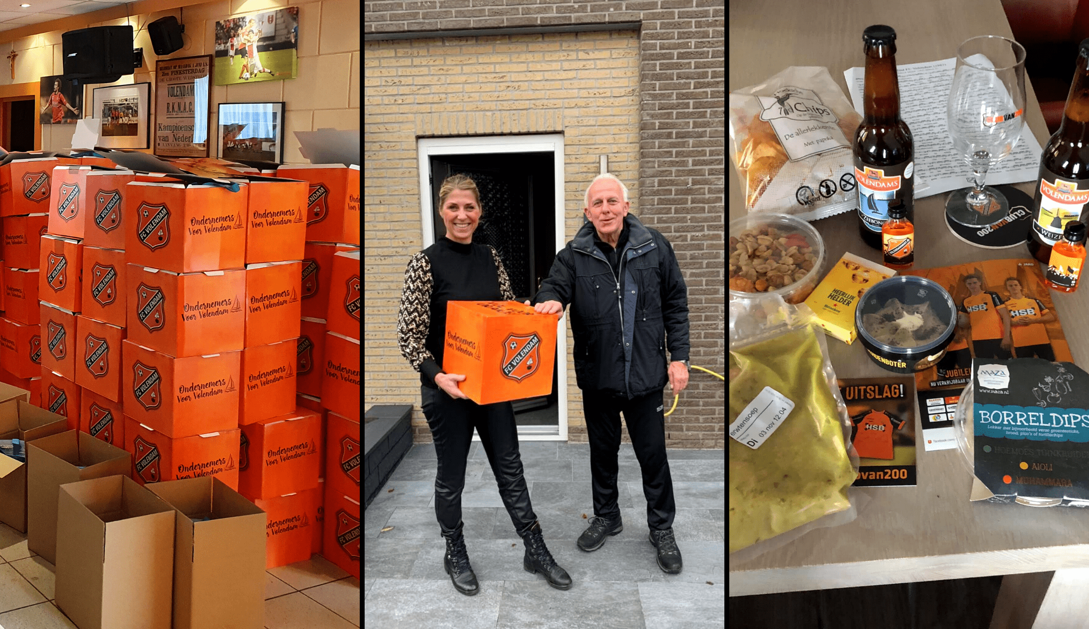 Club van 200 en boardingsponsors verrast met oranjebox
