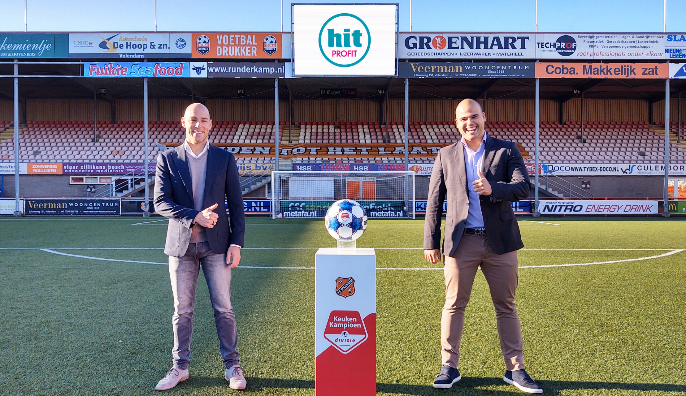 HIT Profit helpt FC Volendam en businessclubleden met besparen en verduurzamen