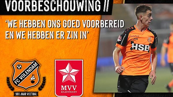 Voorbeschouwing FC Volendam - MVV (2020-2021)