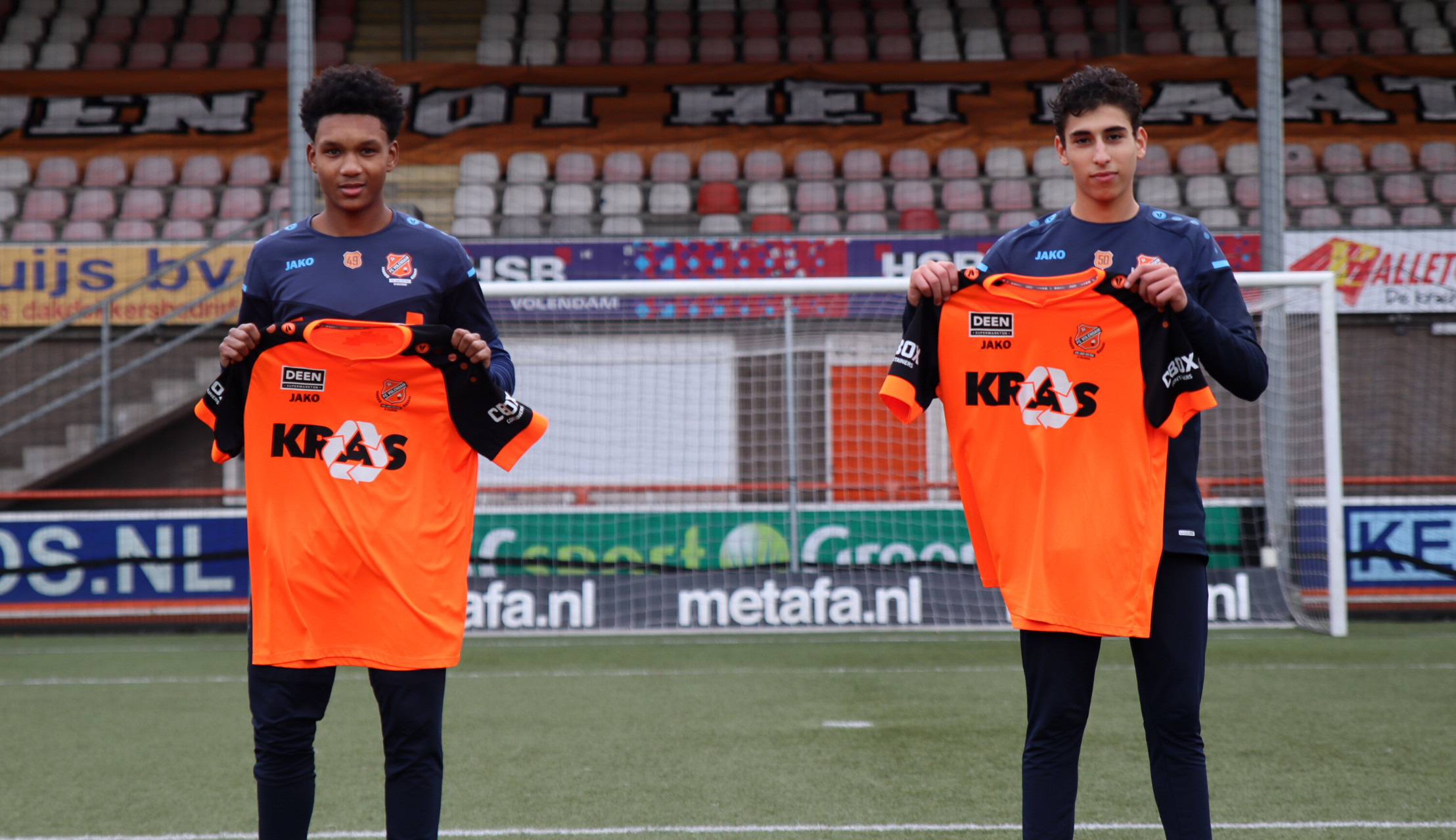 De Volewijckers-talenten Wouter en El Idrissi gaan voor kans bij Jong FC Volendam