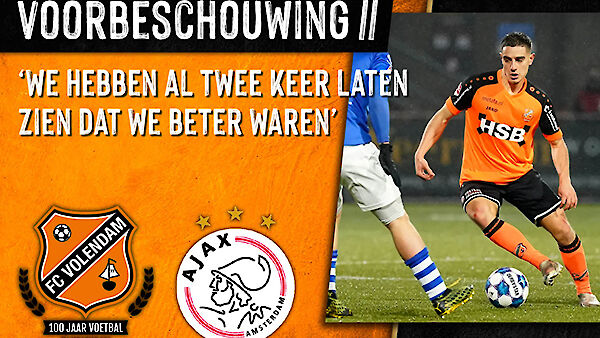 Voorbeschouwing FC Volendam - Jong Ajax (2020-2021)