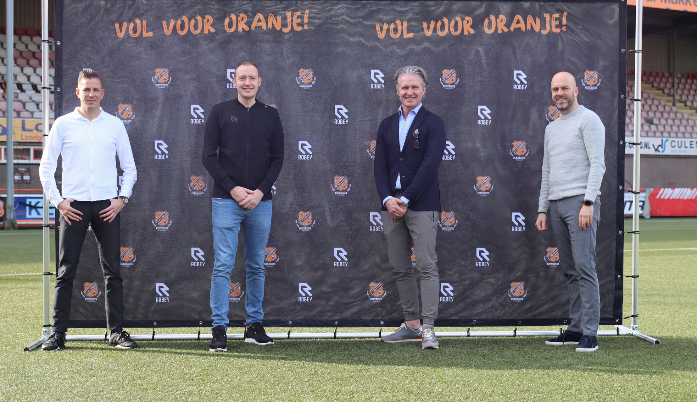 Samenwerking Robey en FC Volendam officieel beklonken