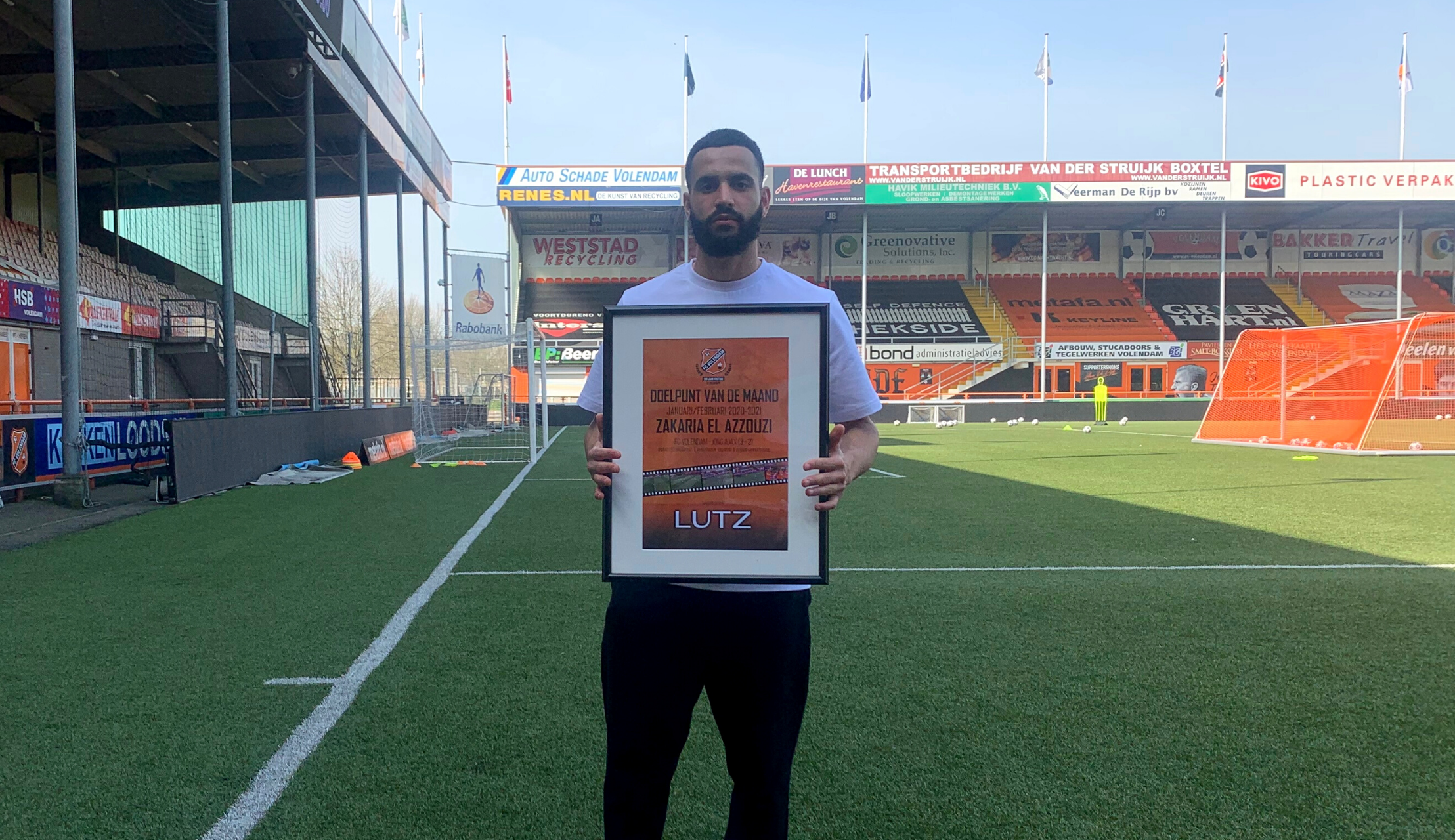 Bizarre goal El Azzouzi gekozen tot Lutz Doelpunt van de maand januari/februari