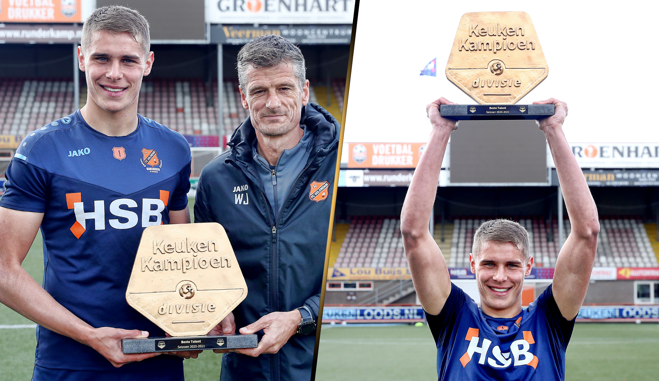Gouden Kampioensschild voor Micky van de Ven als beste talent