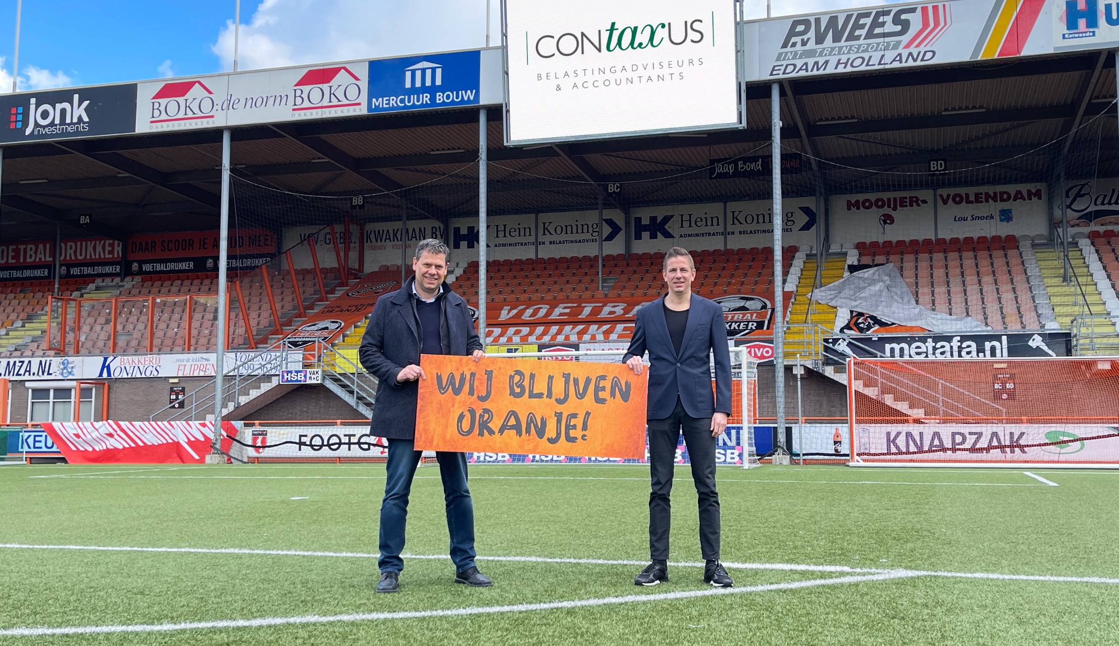 Contaxus en FC Volendam kunnen rekenen op elkaar