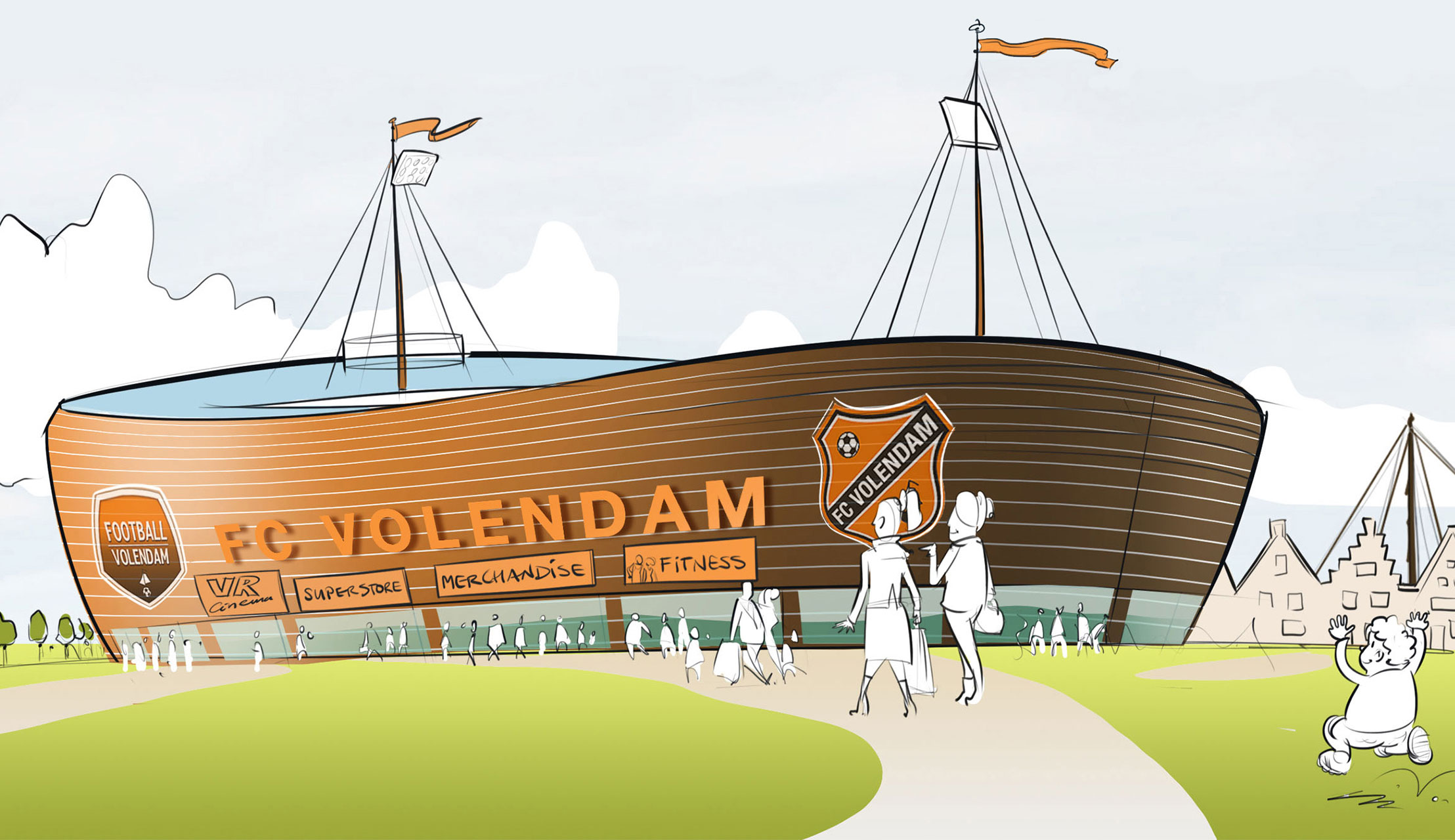 FC Volendam onderzoekt mogelijkheden nieuw stadion
