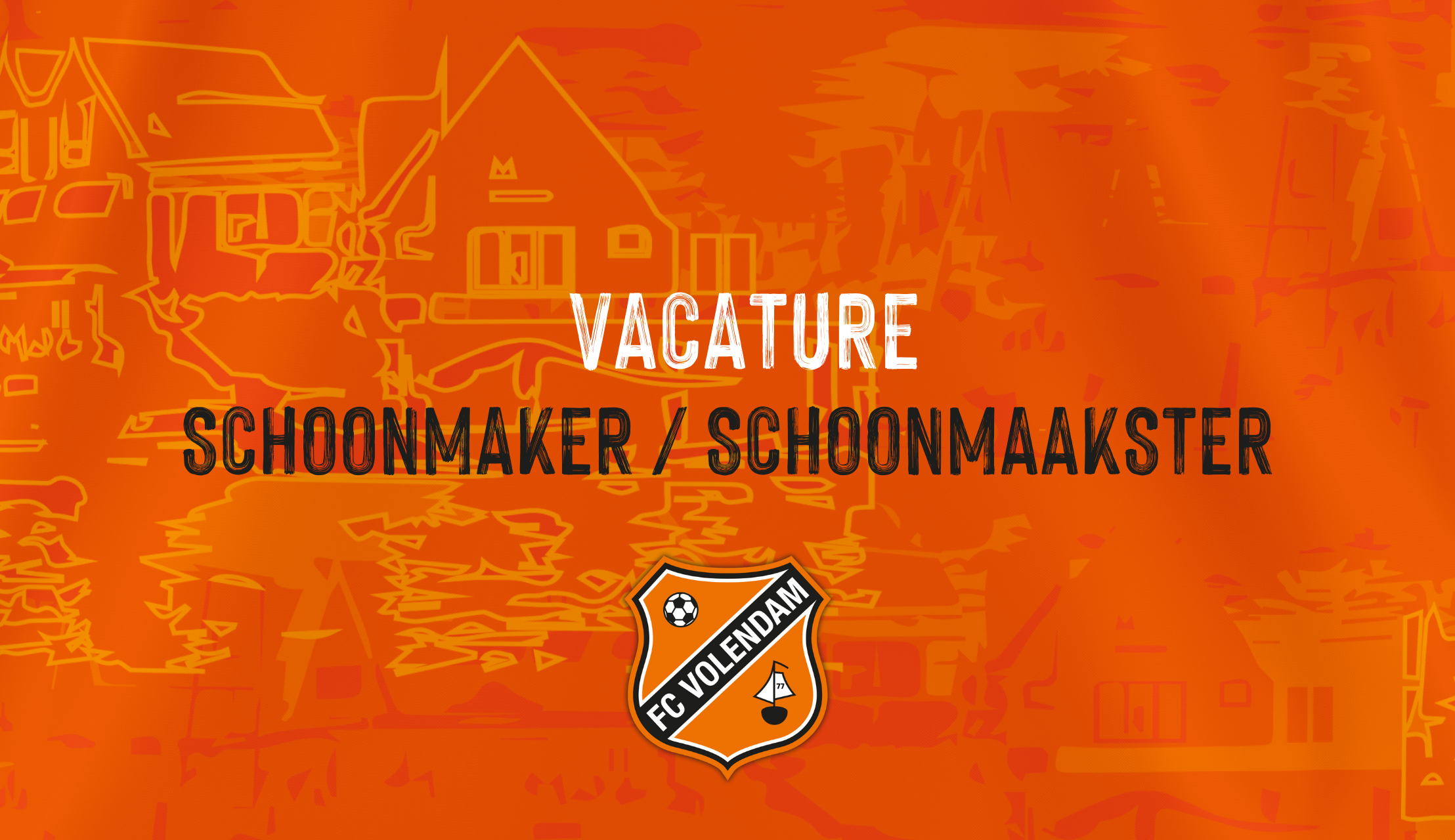 Vacature: FC Volendam zoekt schoonmaker / schoonmaakster