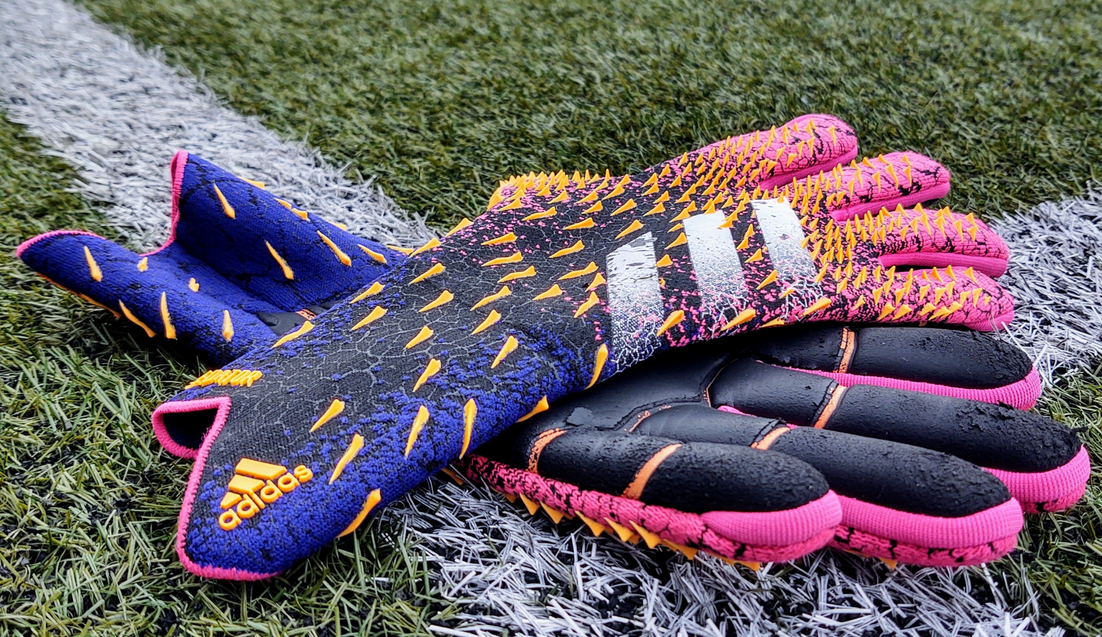 Win de gedragen handschoenen van Filip Stankovic