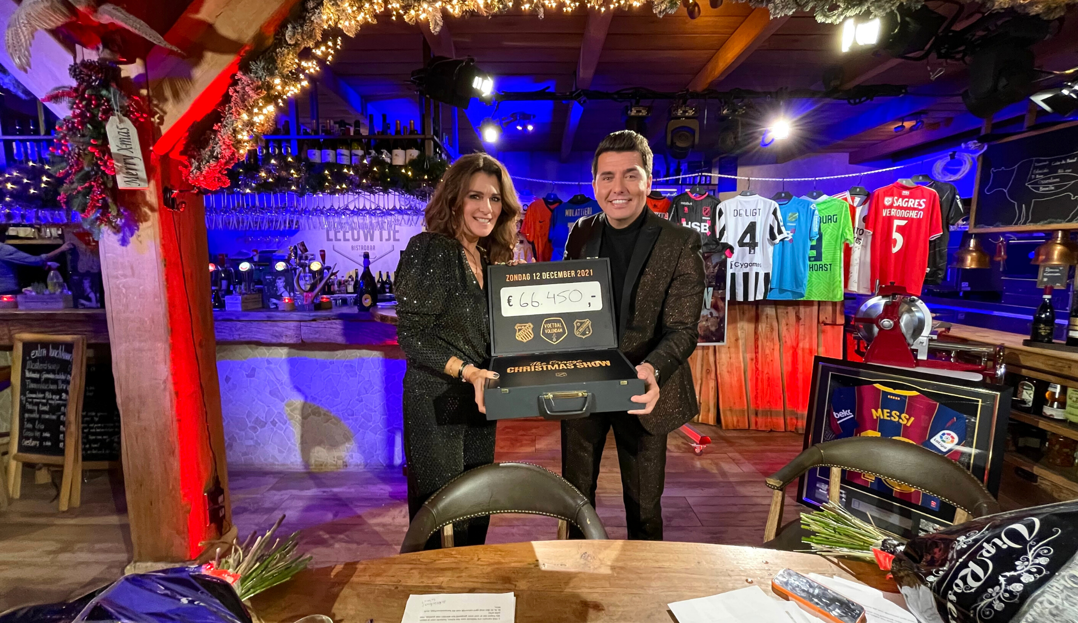 The Orange Christmas Show: € 66.450 voor Voetbal Volendam en loterijuitslag