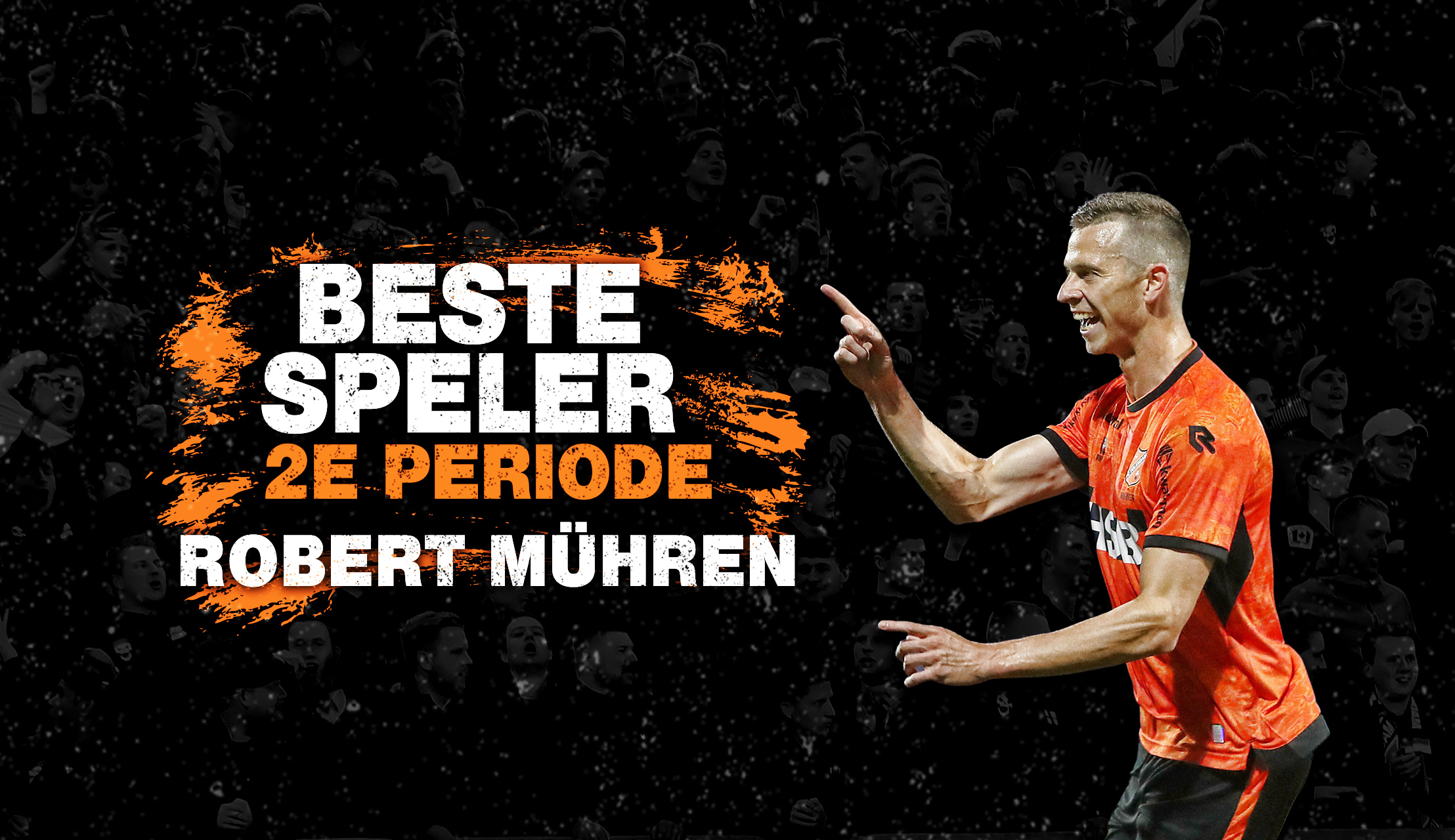 Robert Mühren gekroond tot Beste Speler tweede periode
