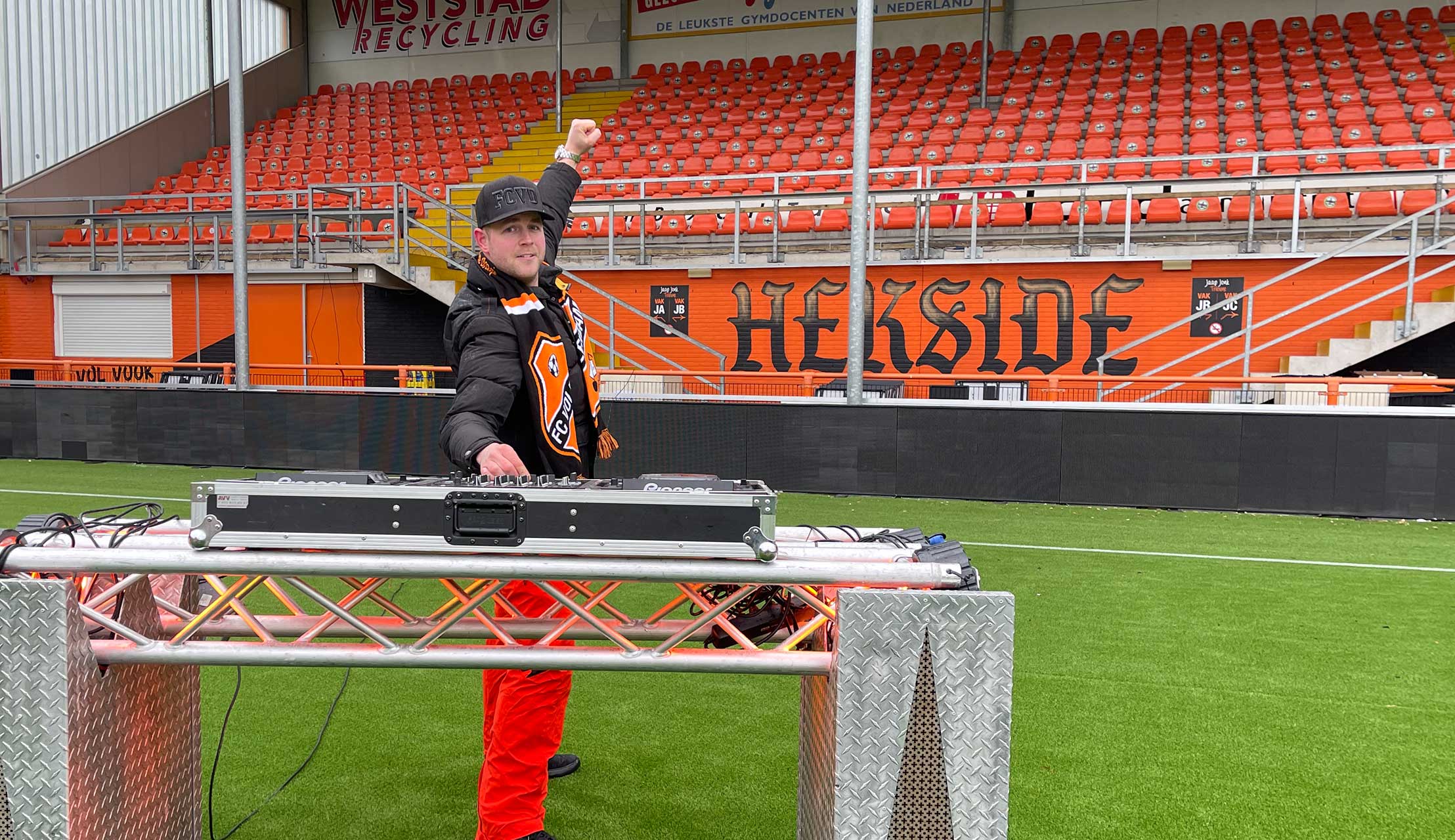 DJ aanwezig bij komende thuiswedstrijden FC Volendam