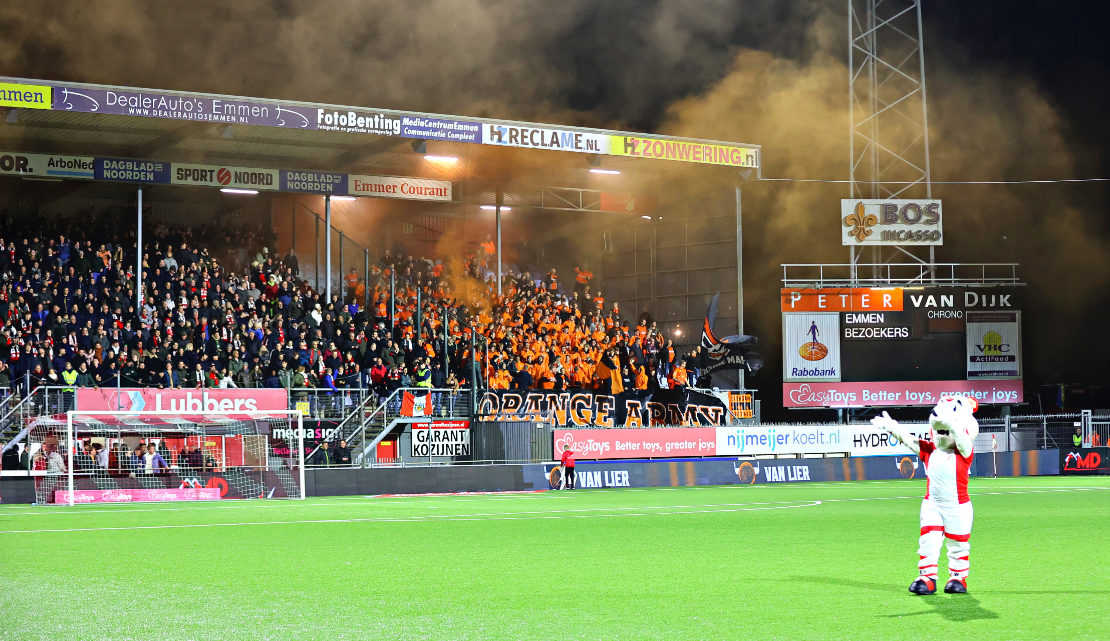 FC Volendam betreurt gedrag deel aanhang bij uitduel FC Emmen