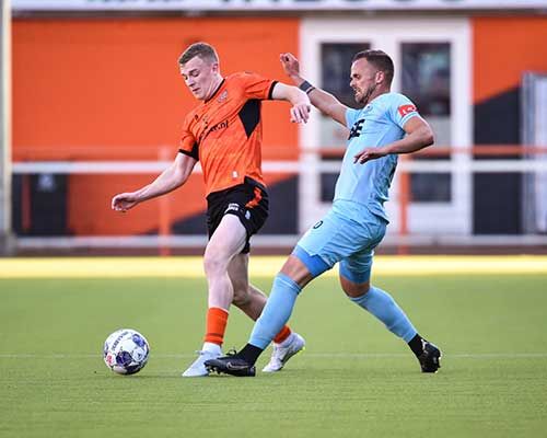 Jong FC Volendam wint van Rijnsburgse Boys en voorkomt directe degradatie