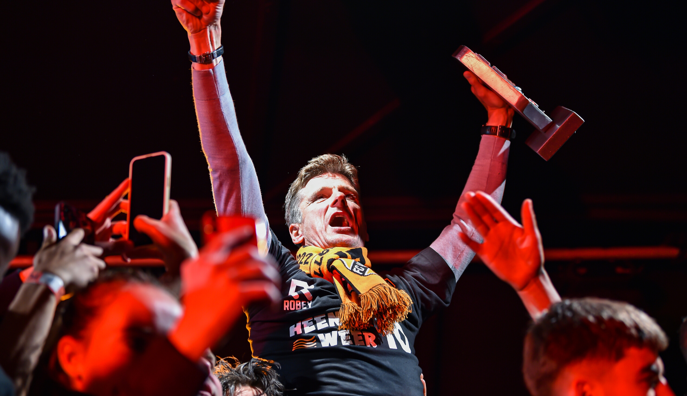 Wim Jonk en FC Volendam met elkaar de Eredivisie in