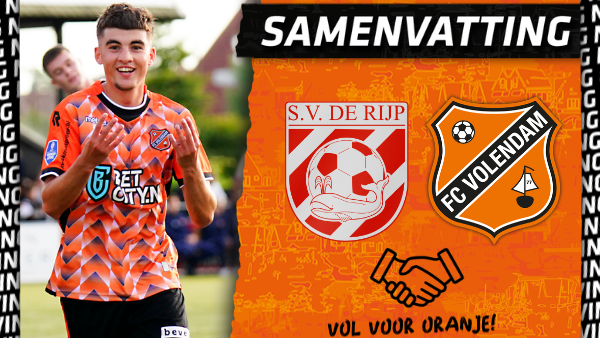 Samenvatting S.V. De Rijp - FC Volendam: 0 - 8 (2022-2023)