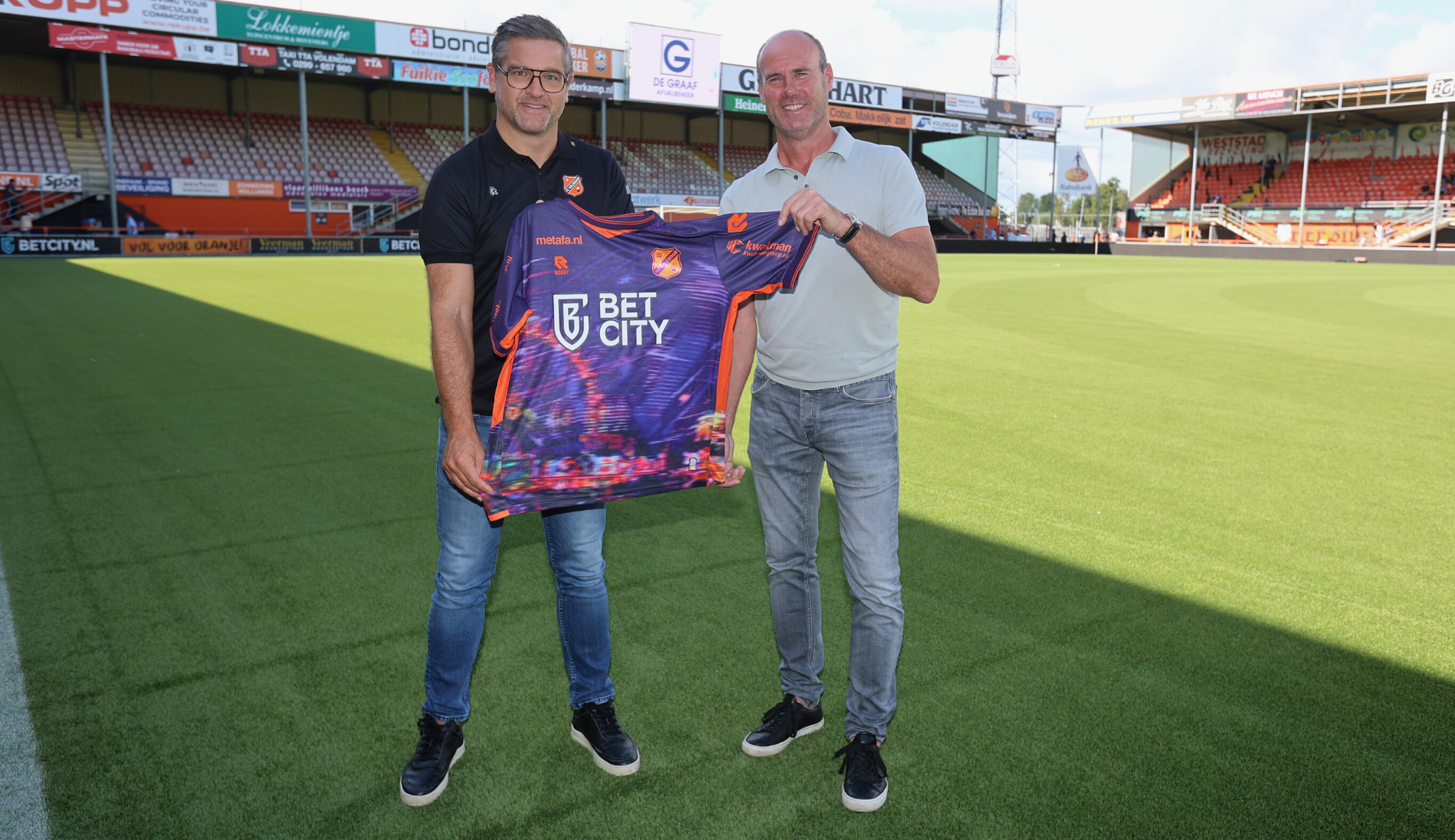 De Graaf Groep langer verbonden aan FC Volendam als topsponsor
