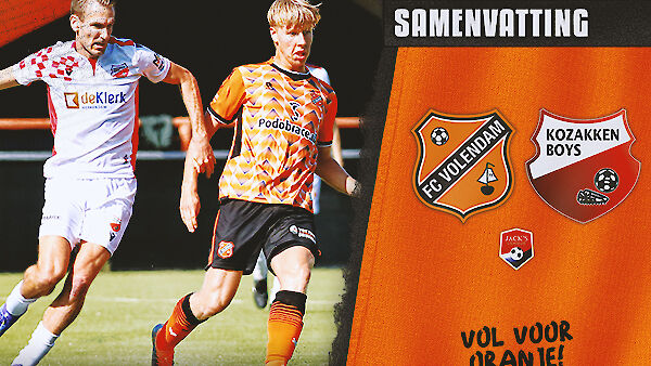 Samenvatting Jong FC Volendam - Kozakken Boys (2022-2023)