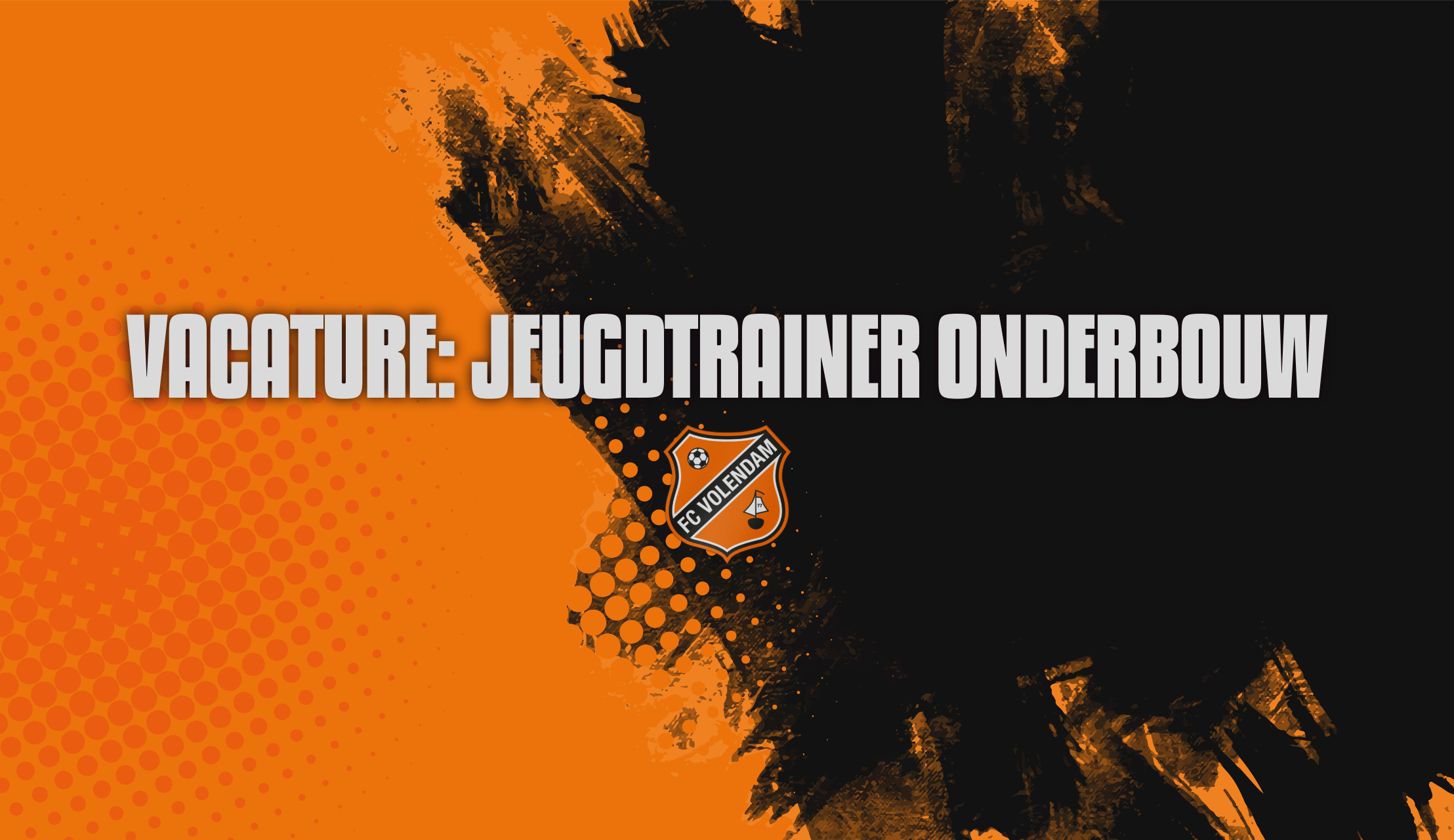 Vacature: Jeugdtrainer onderbouw (O7 - O12)