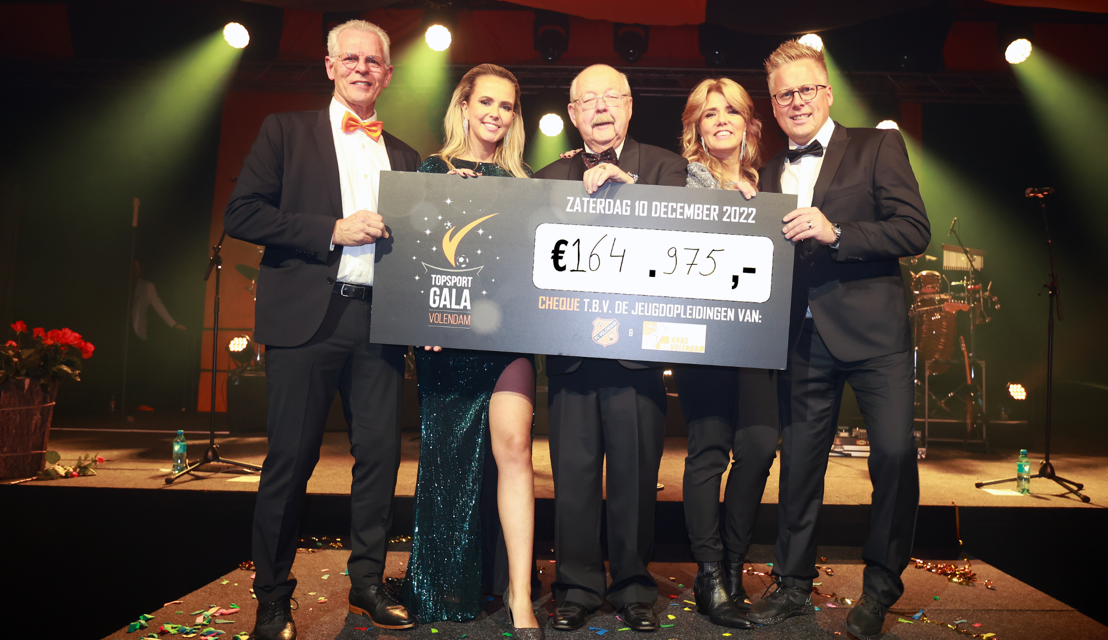 Topsportgala Volendam levert mooi bedrag op voor jeugdopleiding FC Volendam