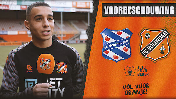 Voorbeschouwing sc Heerenveen - FC Volendam (KNVB Beker, 2022-2023)