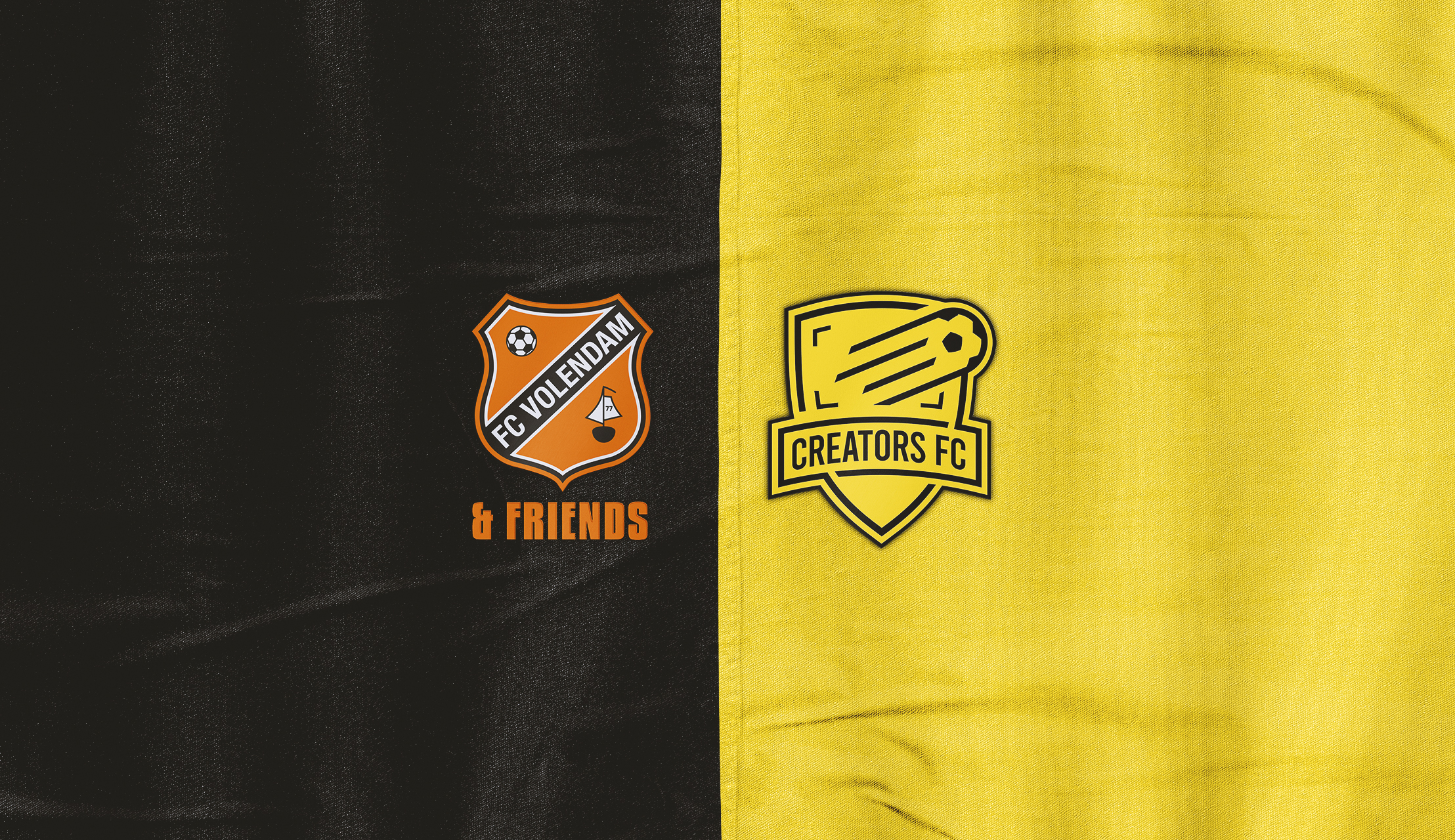 Creators FC tegen FC Volendam & Friends voor WensenAmbulance Noord-Holland