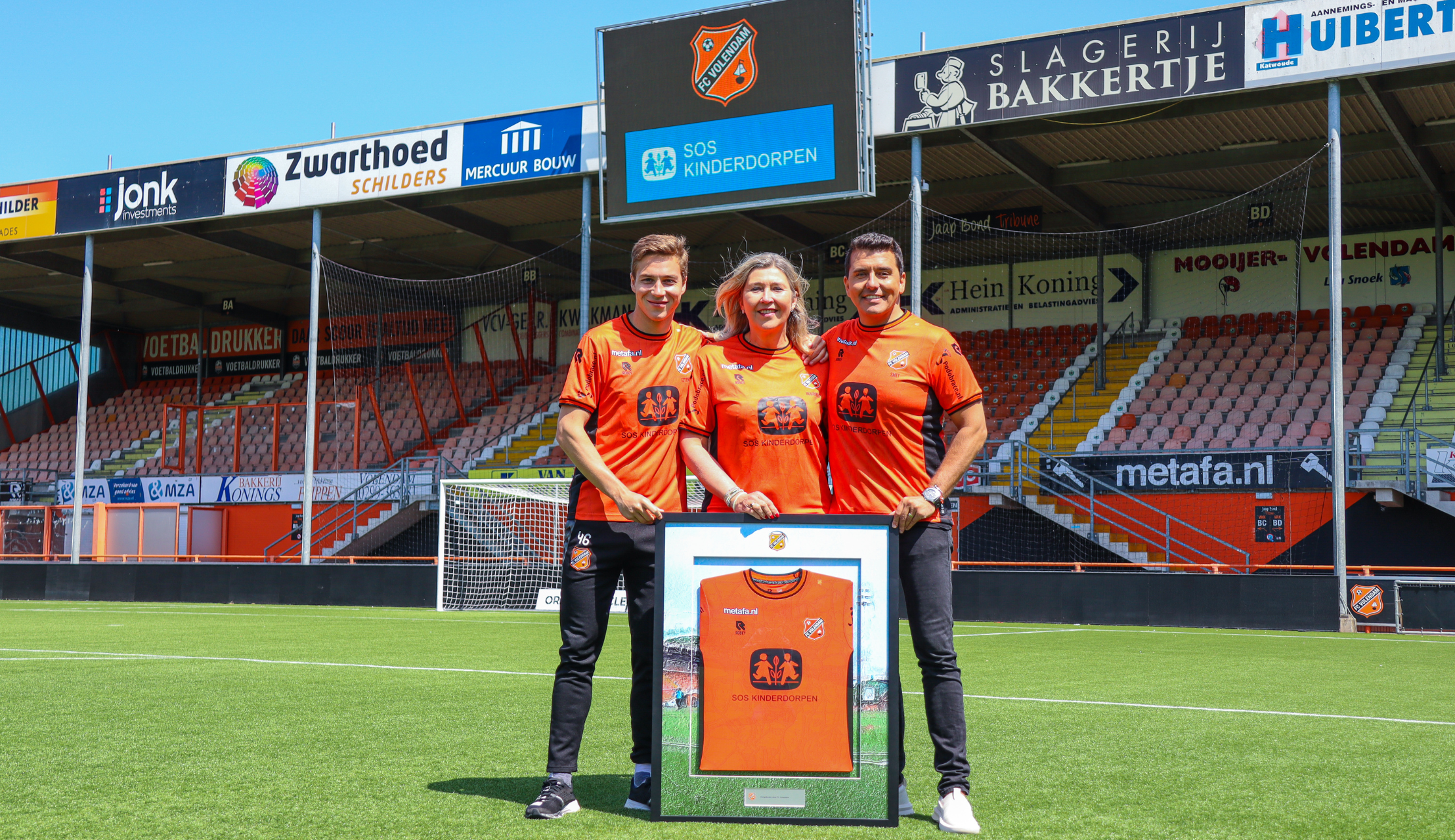 SOS Kinderdorpen terug op het FC Volendam-shirt als maatschappelijk partner