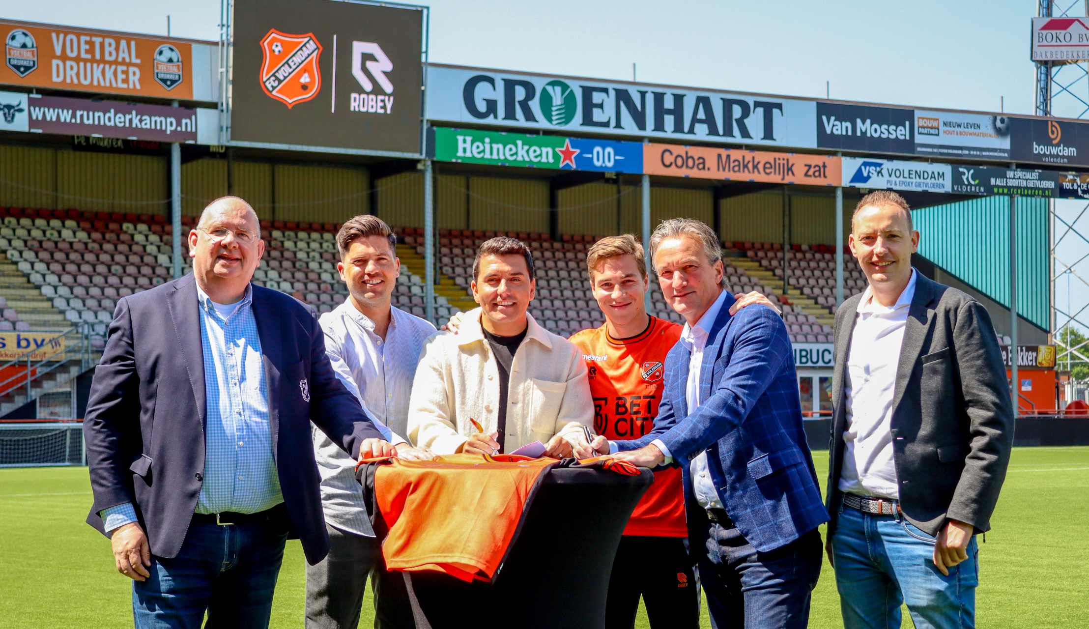 Robey en FC Volendam verlengen succesvolle samenwerking met drie jaar