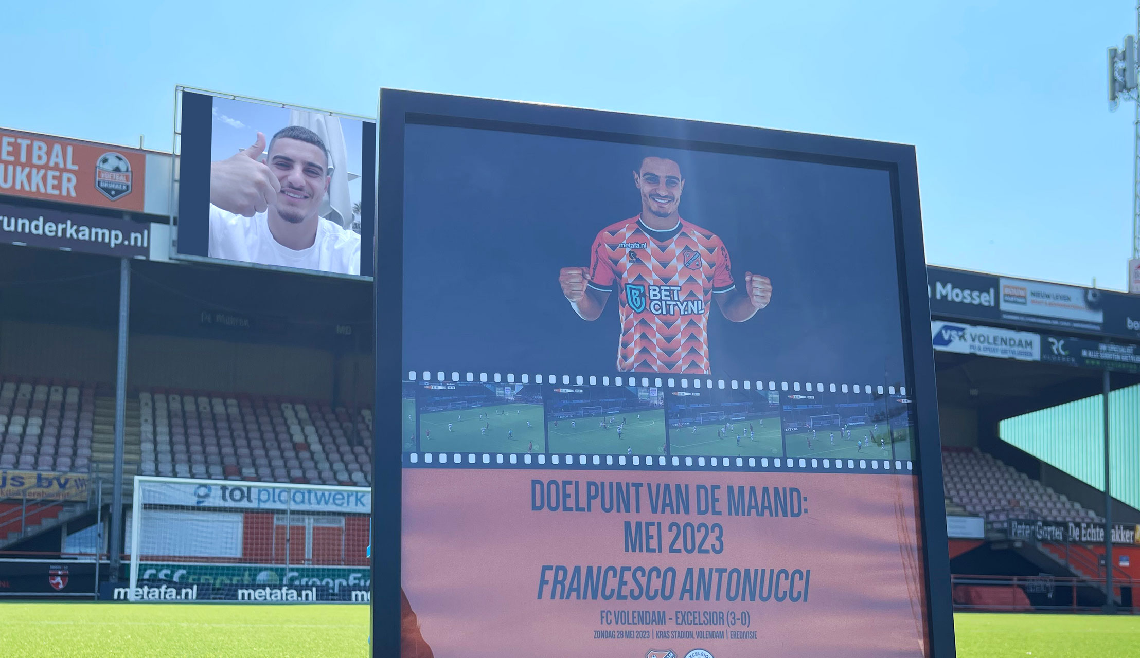 ‘Lest best’; krul Antonucci Lutz Doelpunt van de maand mei