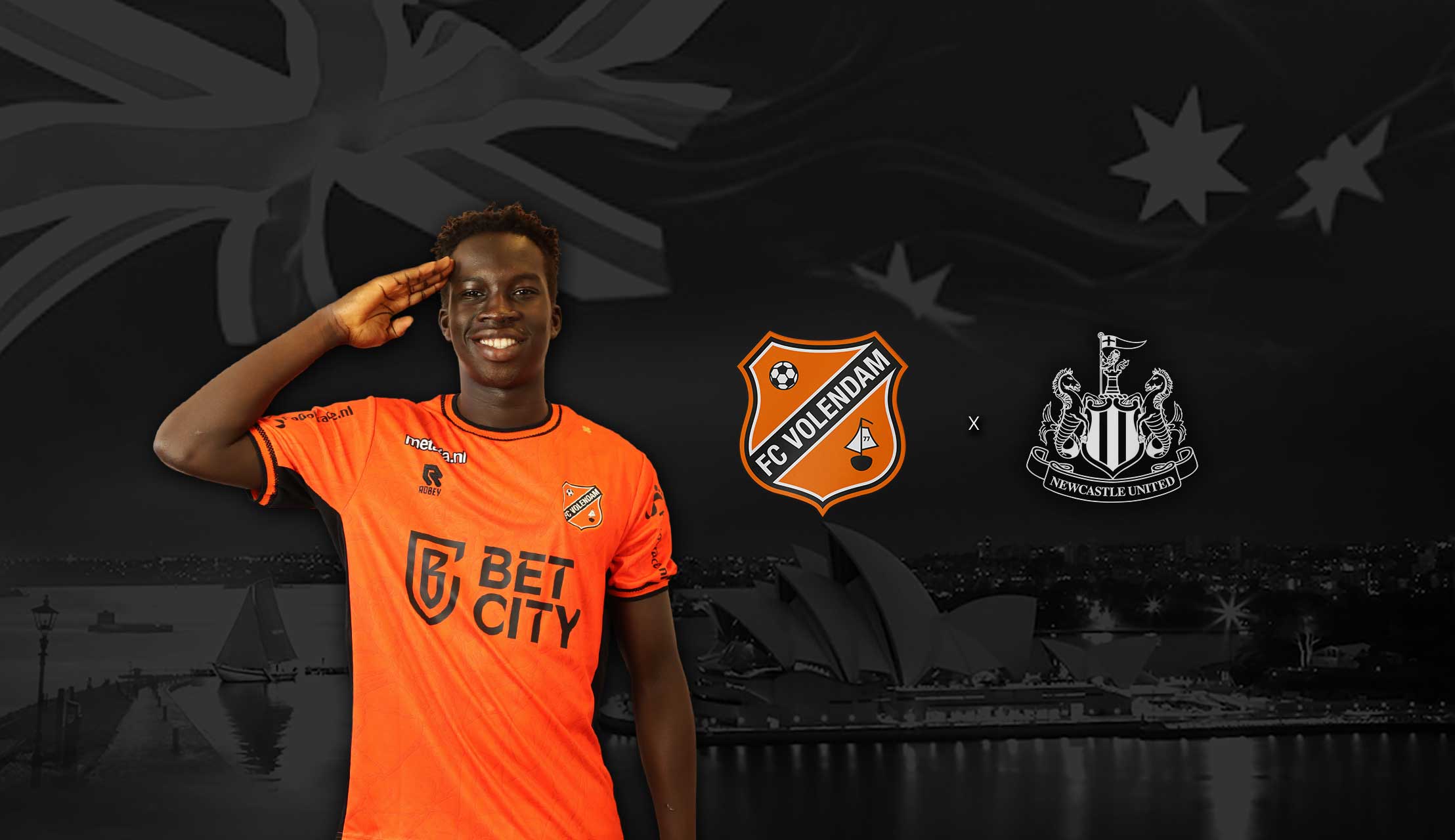WK-ganger Garang Kuol voor één seizoen gehuurd van Newcastle United