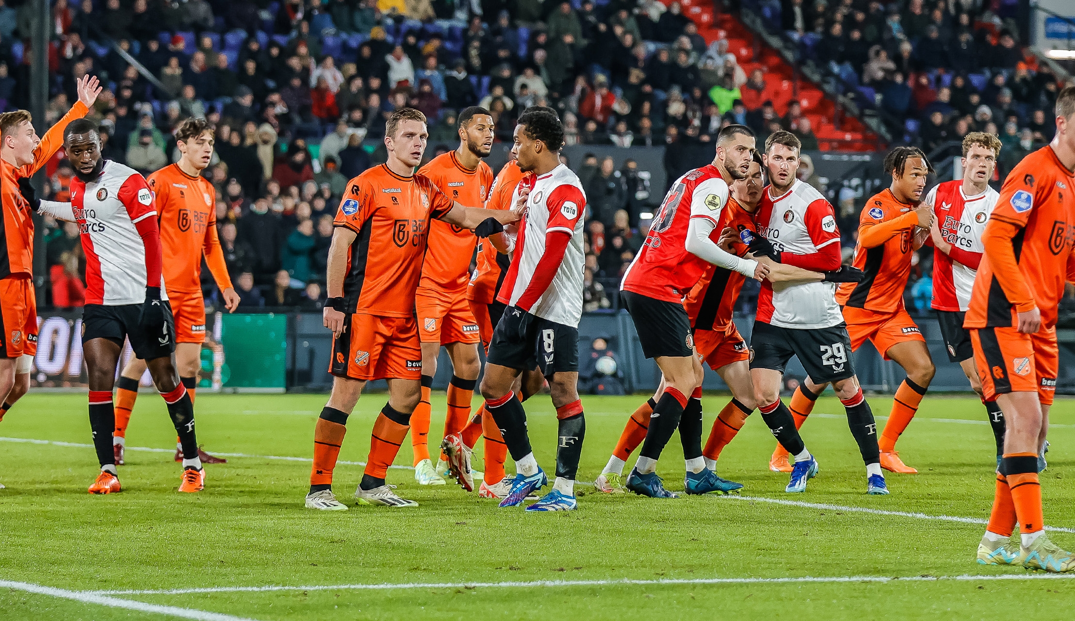 Feyenoord - FC Volendam: 3 - 1 (1 - 1)