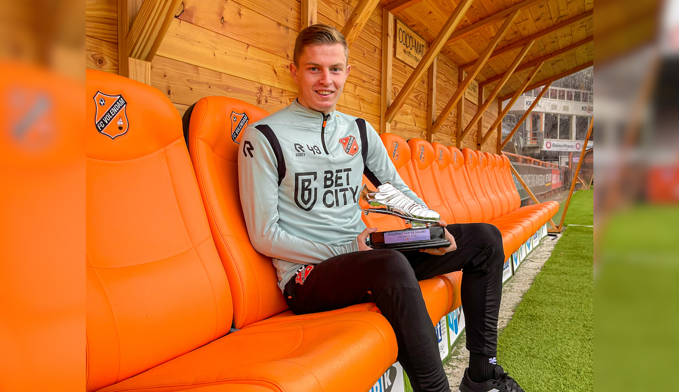 Milan de Haan winnaar Doelpunt van de maand oktober 2023
