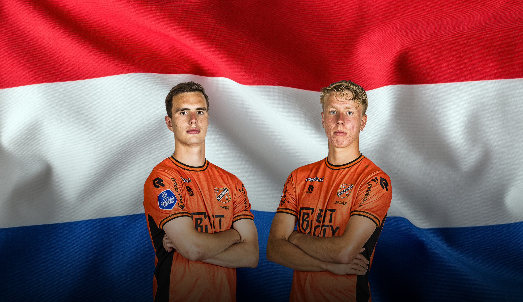 Calvin Twigt en Billy van Duijl opgeroepen voor Oranje-selecties