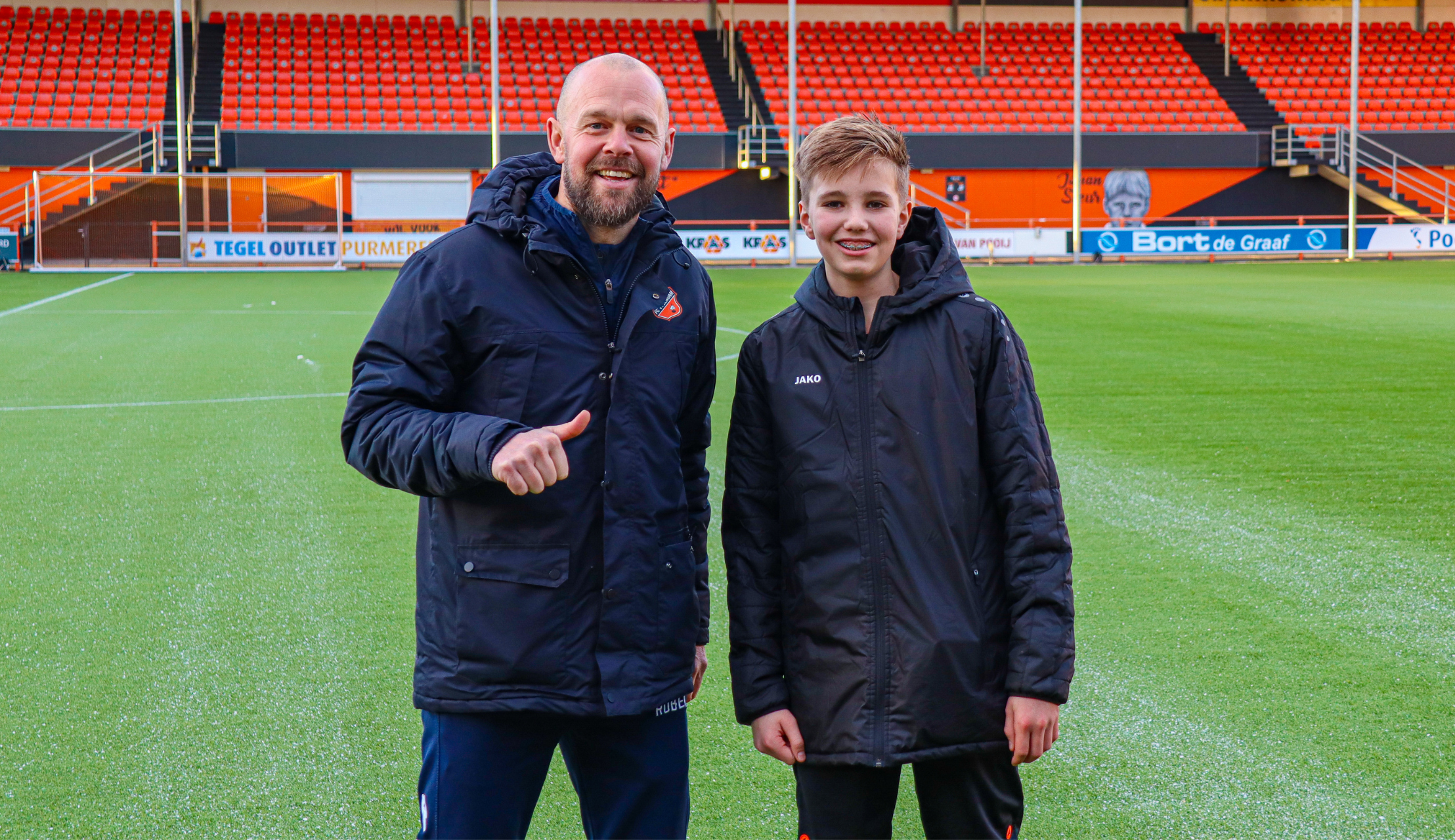 Voetbal Volendam Challengetraject: Voetballer Coen en trainer Gert op hoger niveau uitgedaagd