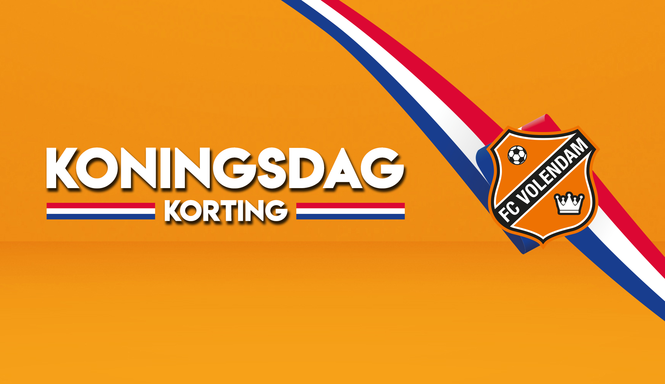 Koningsdag korting in de web- en fanshop: scoor nu jouw FC Volendam-tenue