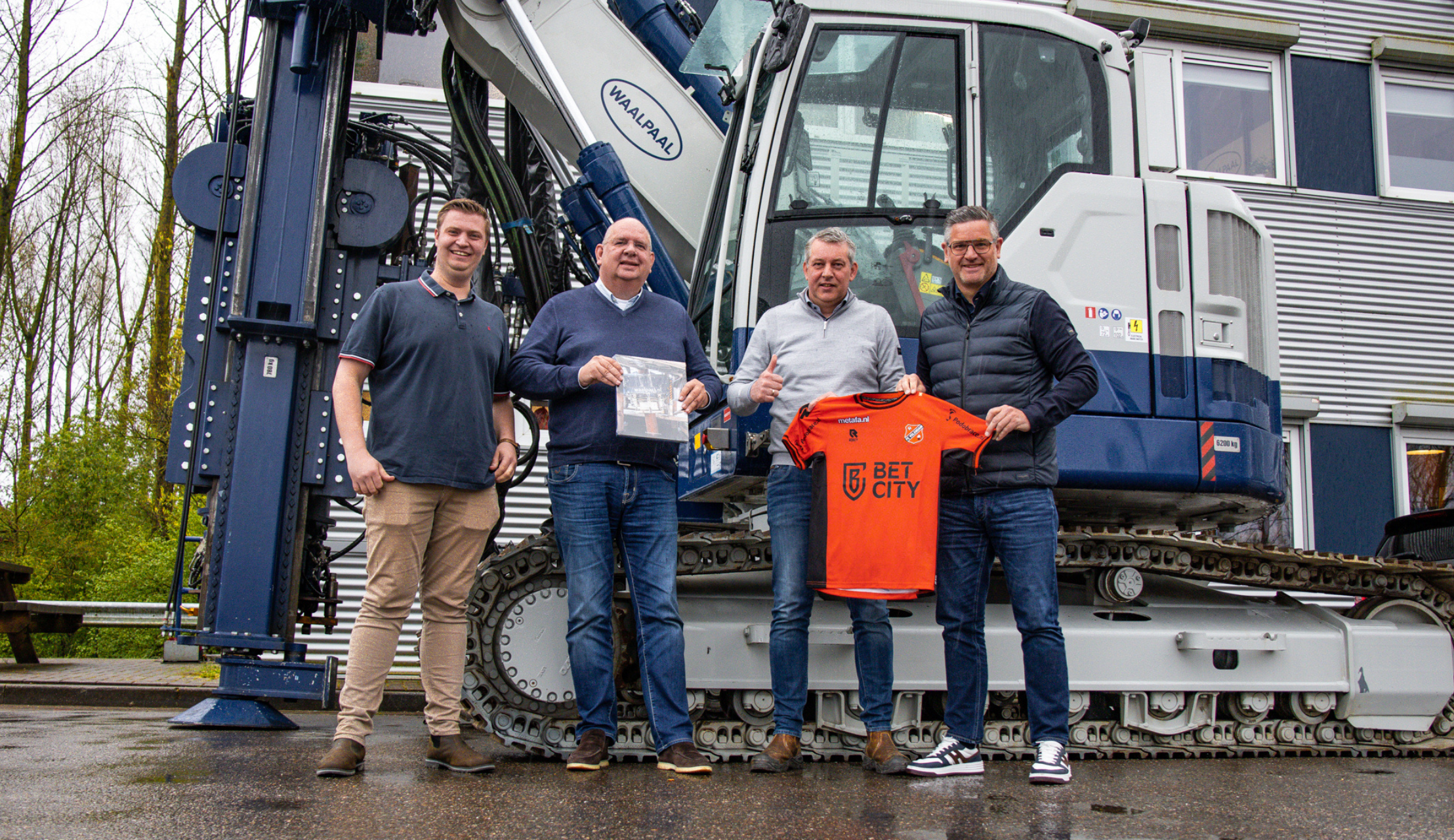 De Waalpaal bouwt mee aan fundering met sponsorschap FC Volendam
