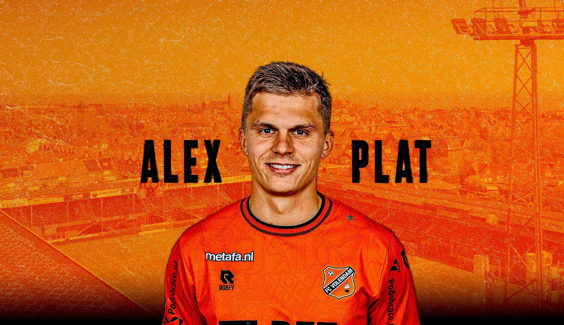 FC Volendam sluit Alex Plat voor drie jaar in de armen