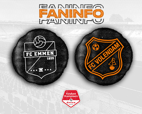 Faninformatie voor uitduel tegen FC Emmen op zaterdag 15 februari