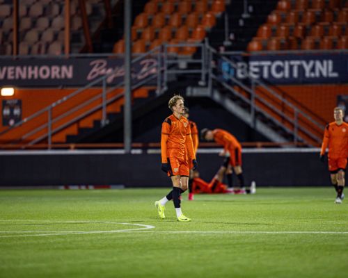 Laat doelpunt Tielemans bezorgt FC Volendam O19 verdiend punt