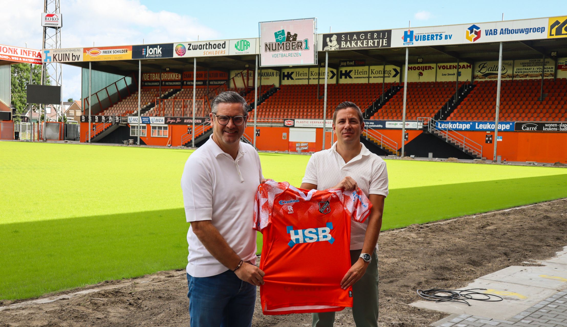 FC Volendam en Number 1 Voetbalreizen bundelen krachten voor unieke hospitality-arrangementen