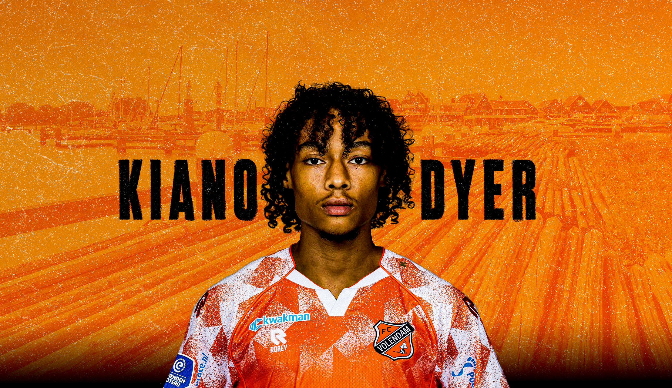 FC Volendam versterkt middenveld met talentvolle Kiano Dyer