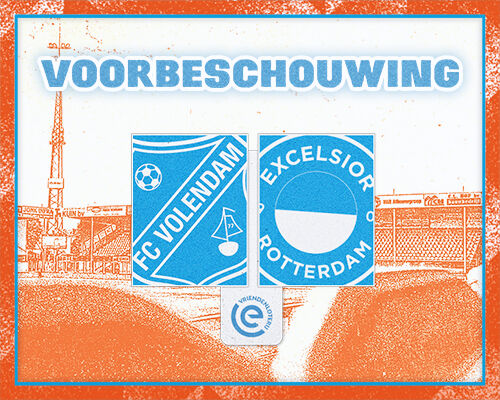 Volendammers tegen Excelsior op jacht naar eerste driepunter