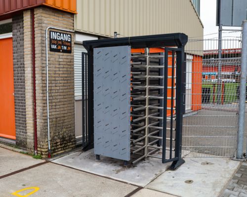 Tourniquets in gebruik bij Kras Stadion vanaf Excelsior-thuis