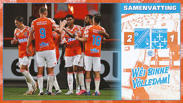 Samenvatting FC Volendam - PEC Zwolle (2025-2026)
