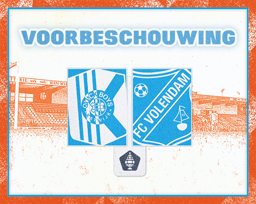 Volendammers voor derde keer tegenover Quick Boys in bekertoernooi